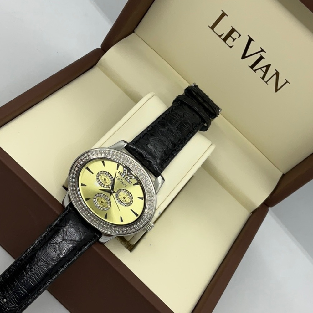 Le Vian Diamond Python Banded Watch